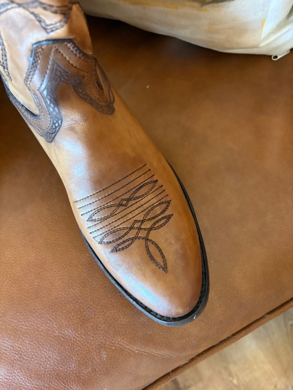 Corral Men’s Handcrafted Distressed Leather Cowboy Boots Sz 9D - Picture 17 of 17